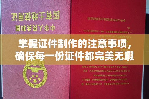 富县掌握证件制作的注意事项，确保每一份证件都完美无瑕